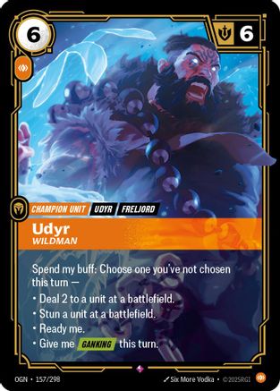 157/298 Udyr - Wildman Foil Origins