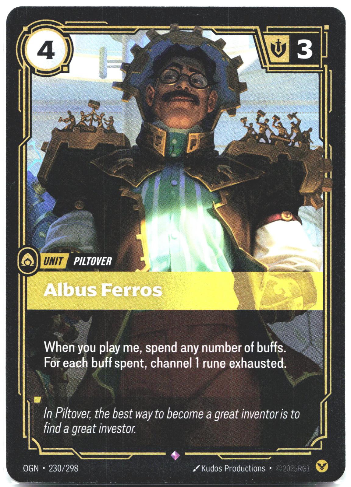 230/298 Albus Ferros Foil Origins