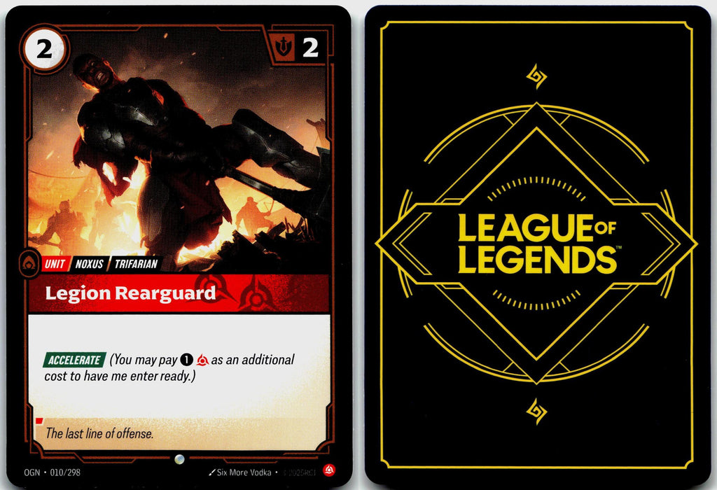 010/298 Legion Rearguard Origins
