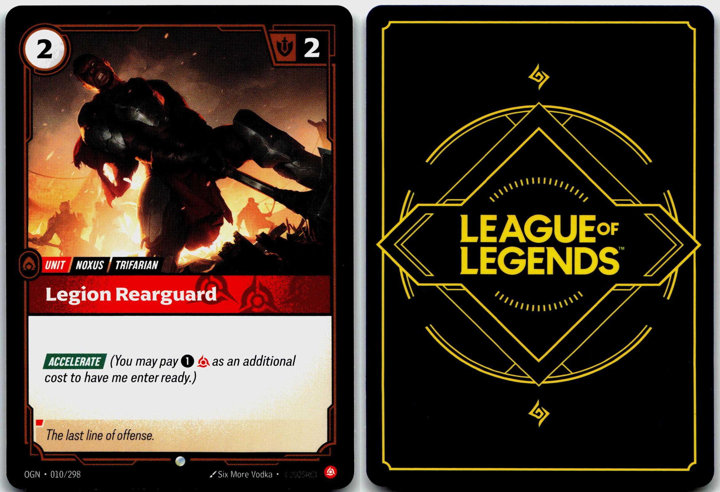 010/298 Legion Rearguard Origins