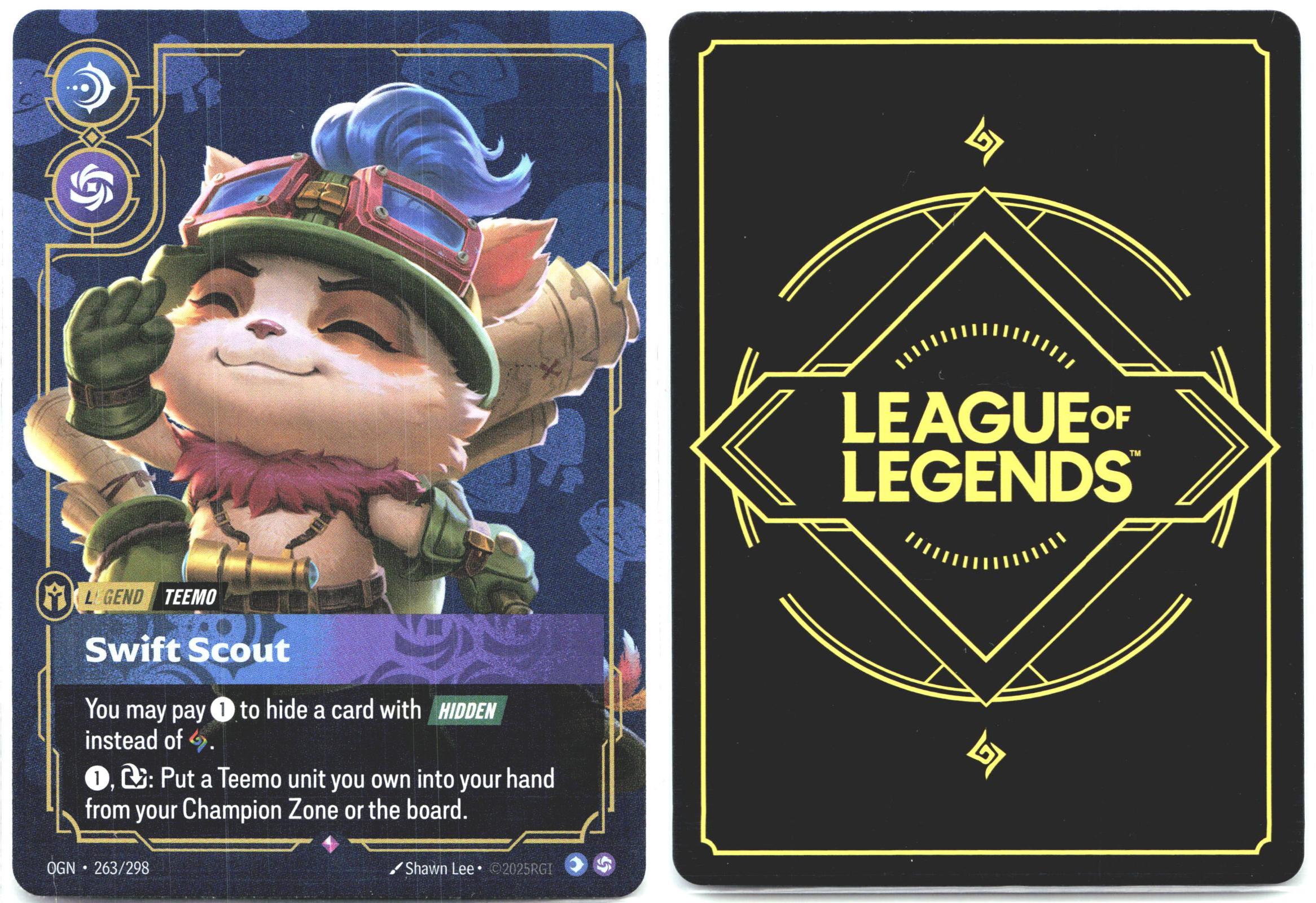 263/298 Teemo - Swift Scout Foil Origins