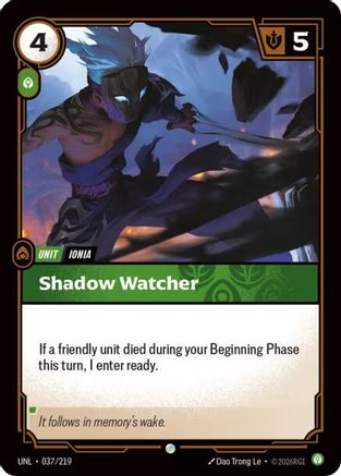 037/219 Shadow Watcher Unleashed