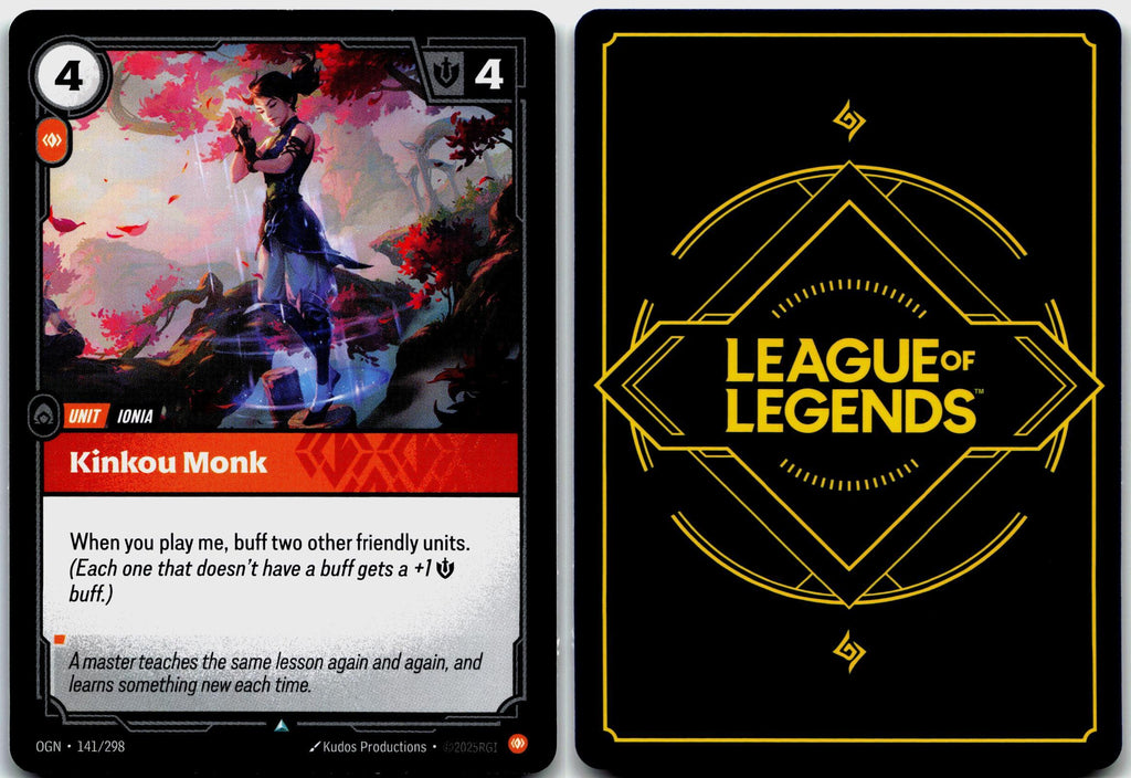 141/298 Kinkou Monk Origins