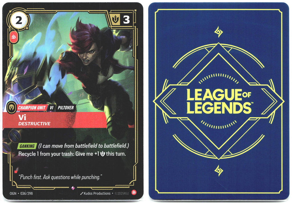 036/298 Vi - Destructive Foil Origins