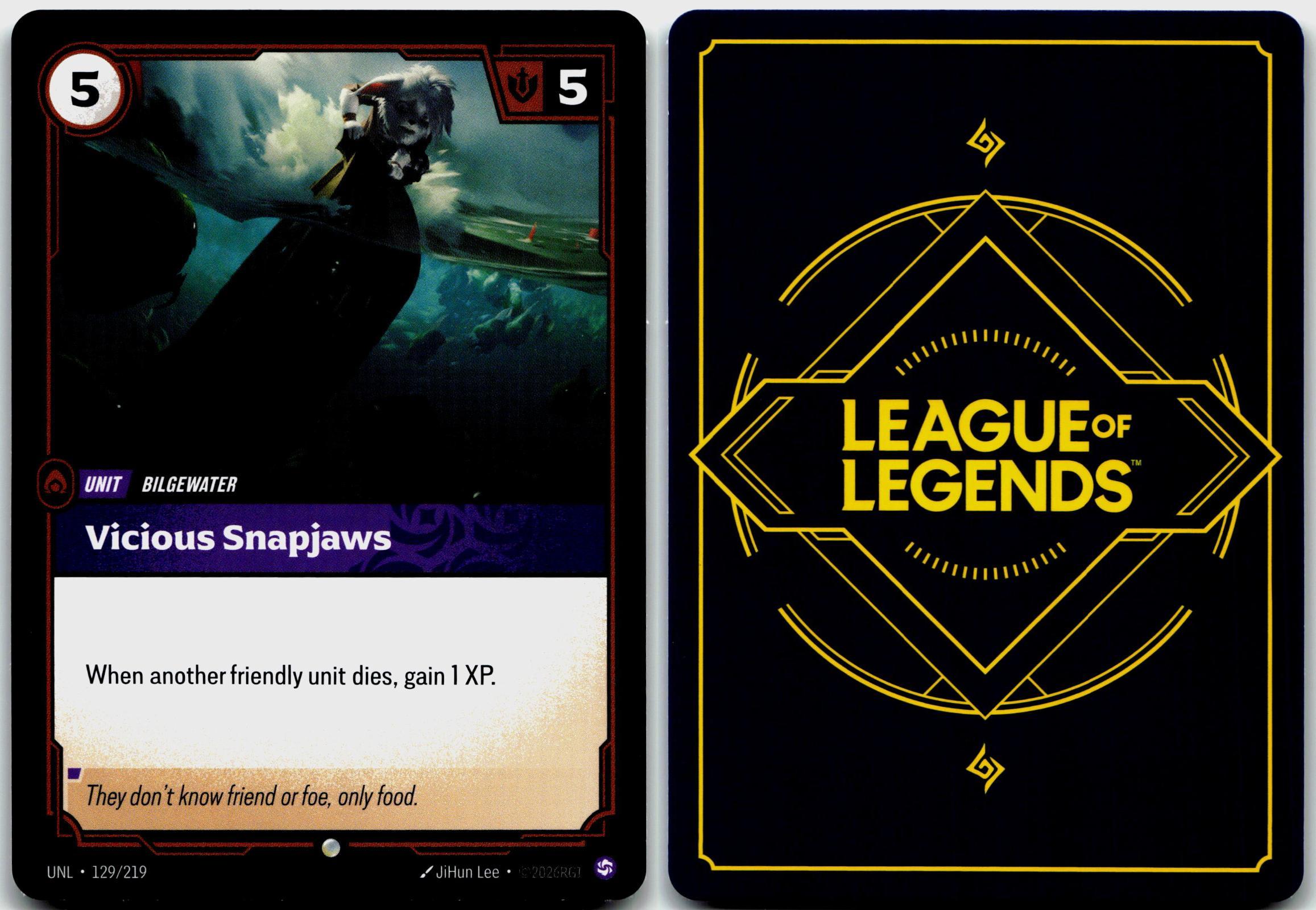129/219 Vicious Snapjaws Unleashed