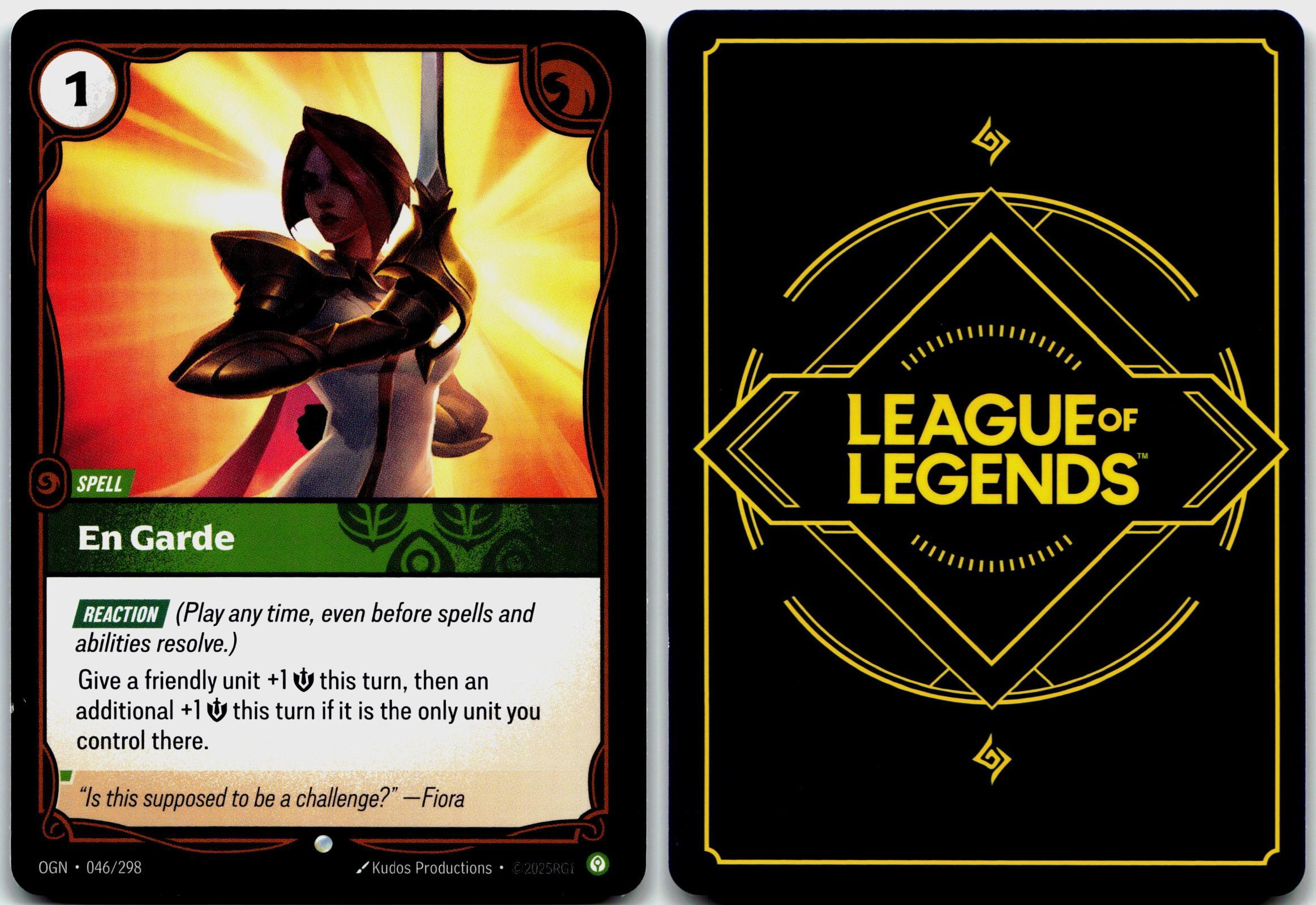 046/298 En Garde Origins
