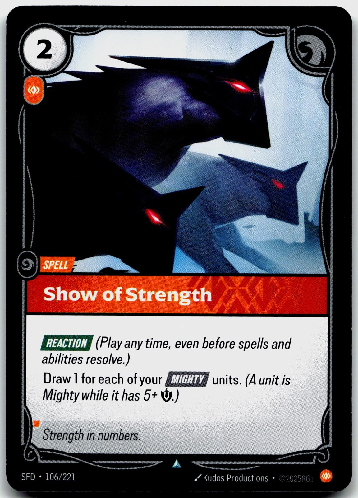 106/221 Show of Strength Spiritforged