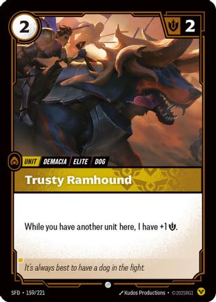 159/221 Trusty Ramhound Spiritforged