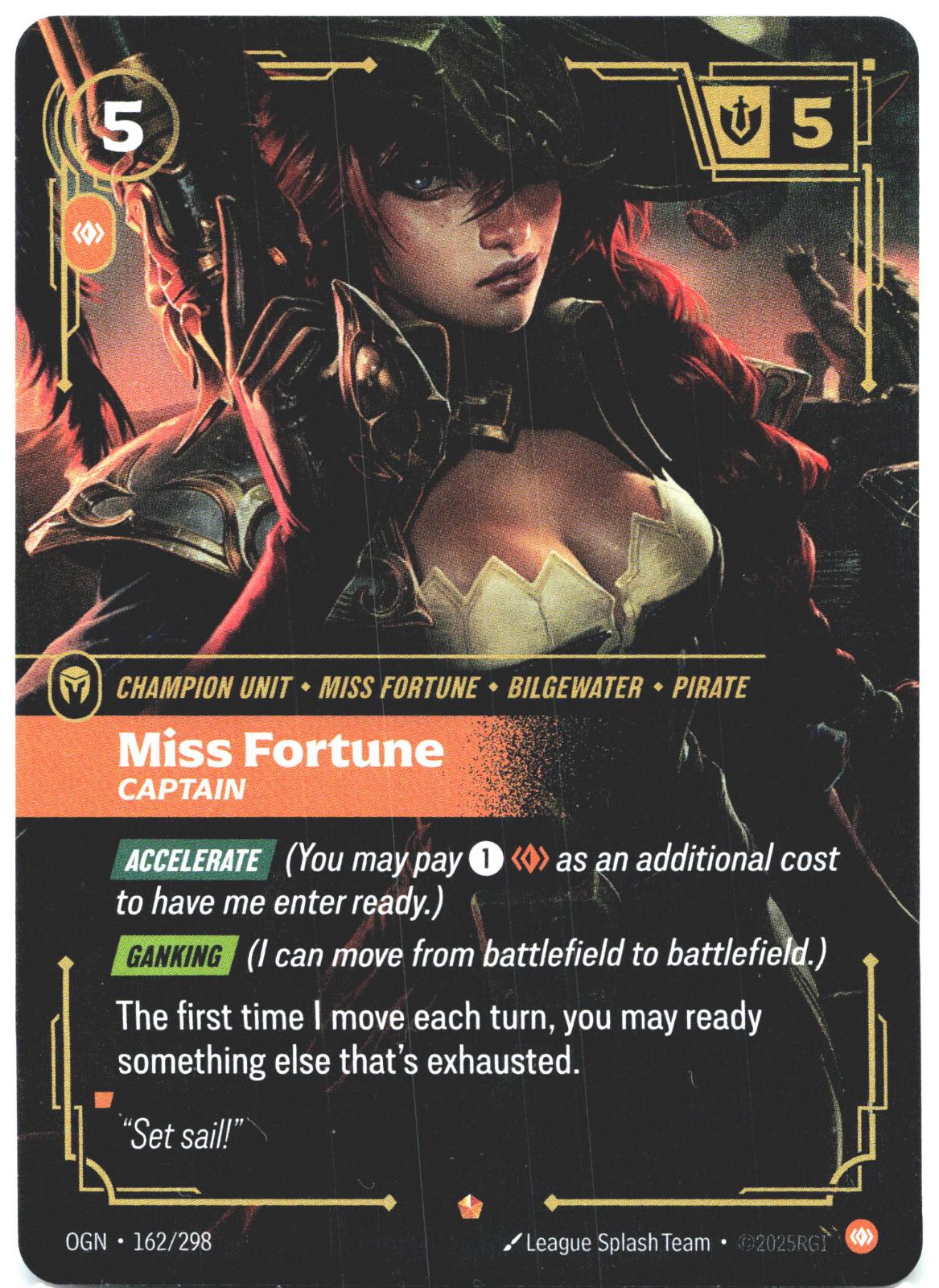 162/298 Miss Fortune - Captain Foil Origins