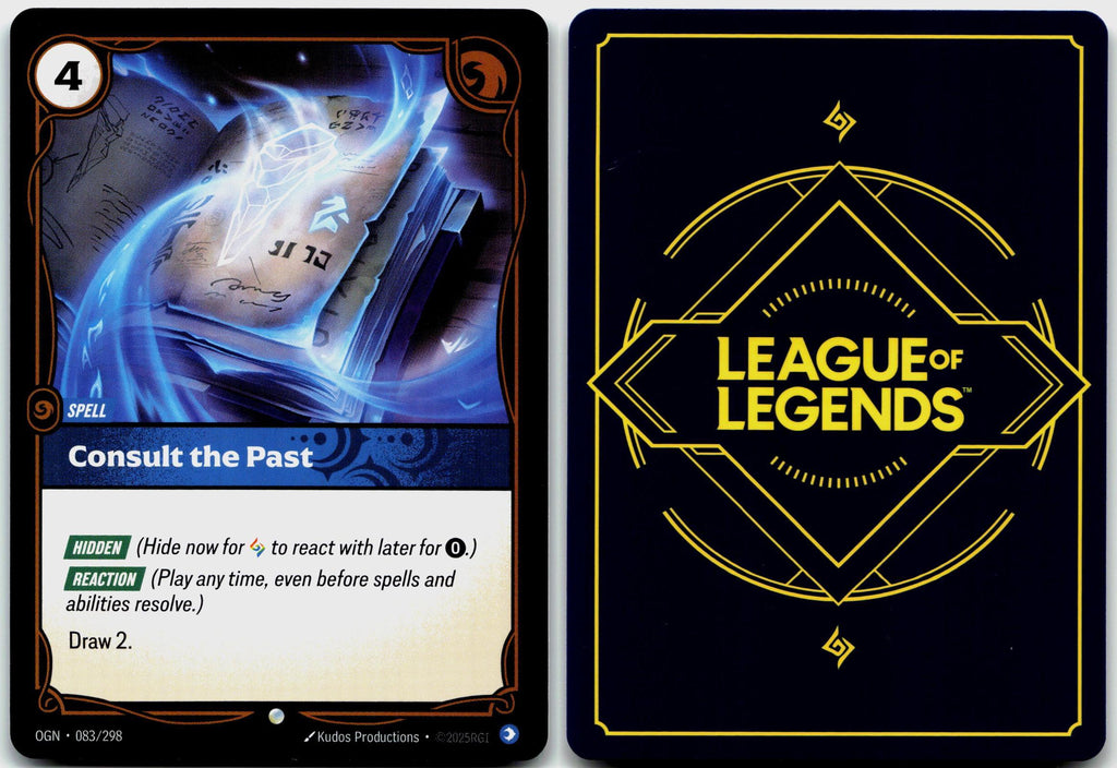 083/298 Consult the Past Foil Riftbound Organized Play Promotional Cards