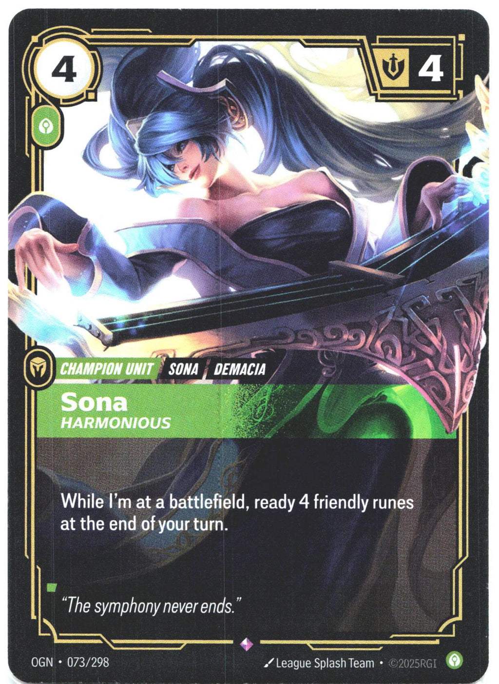 073/298 Sona - Harmonious Foil Origins