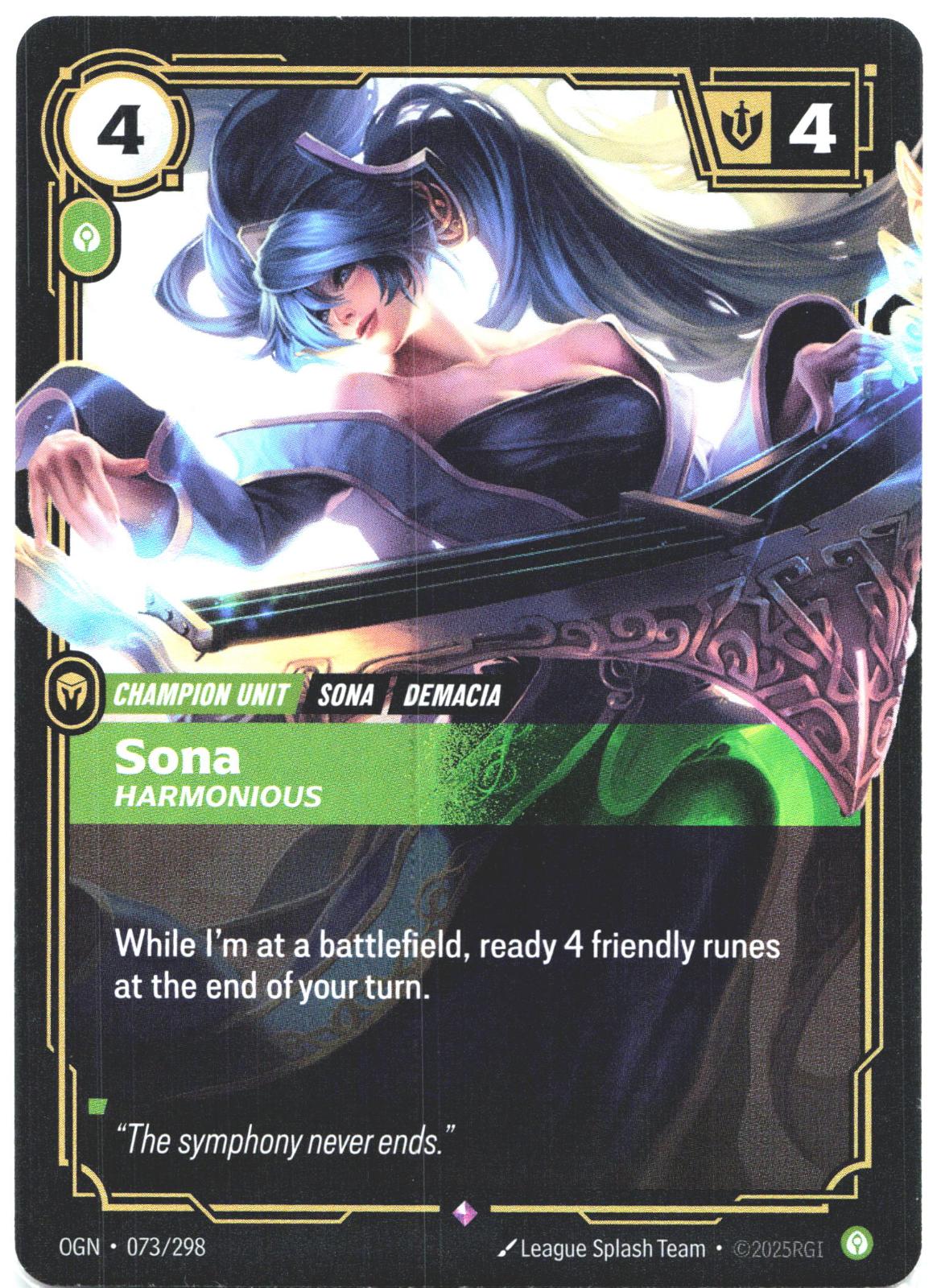 073/298 Sona - Harmonious Foil Origins