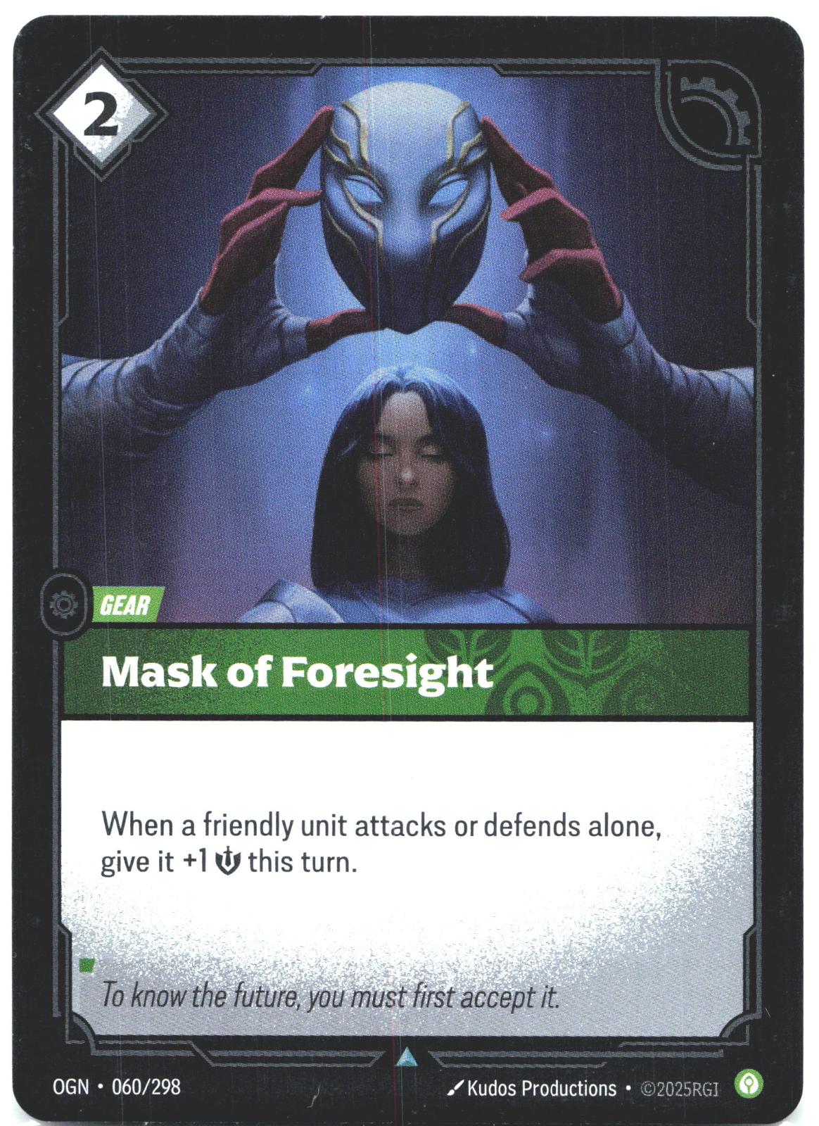 060/298 Mask of Foresight Foil Origins