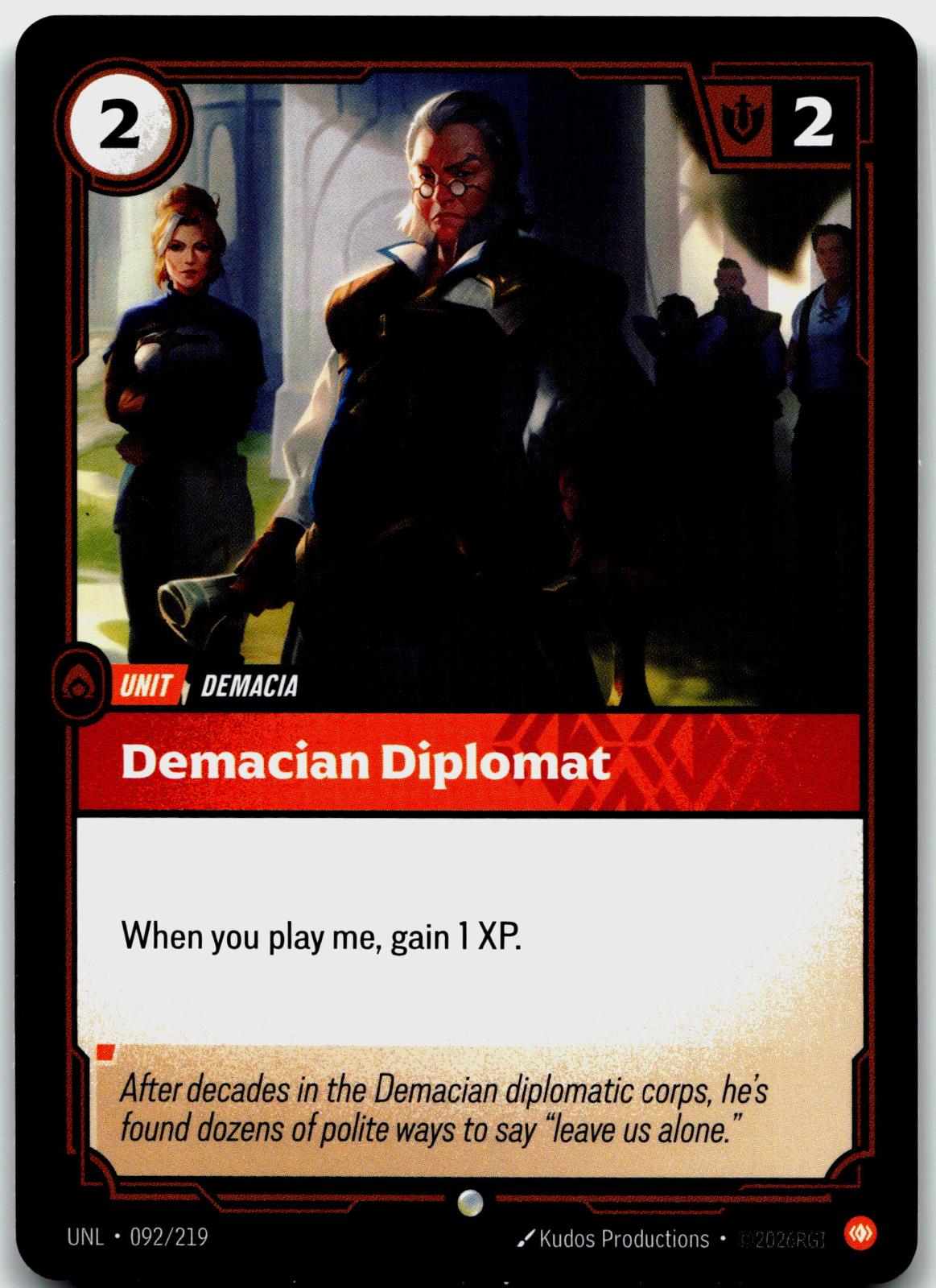 092/219 Demacian Diplomat Unleashed
