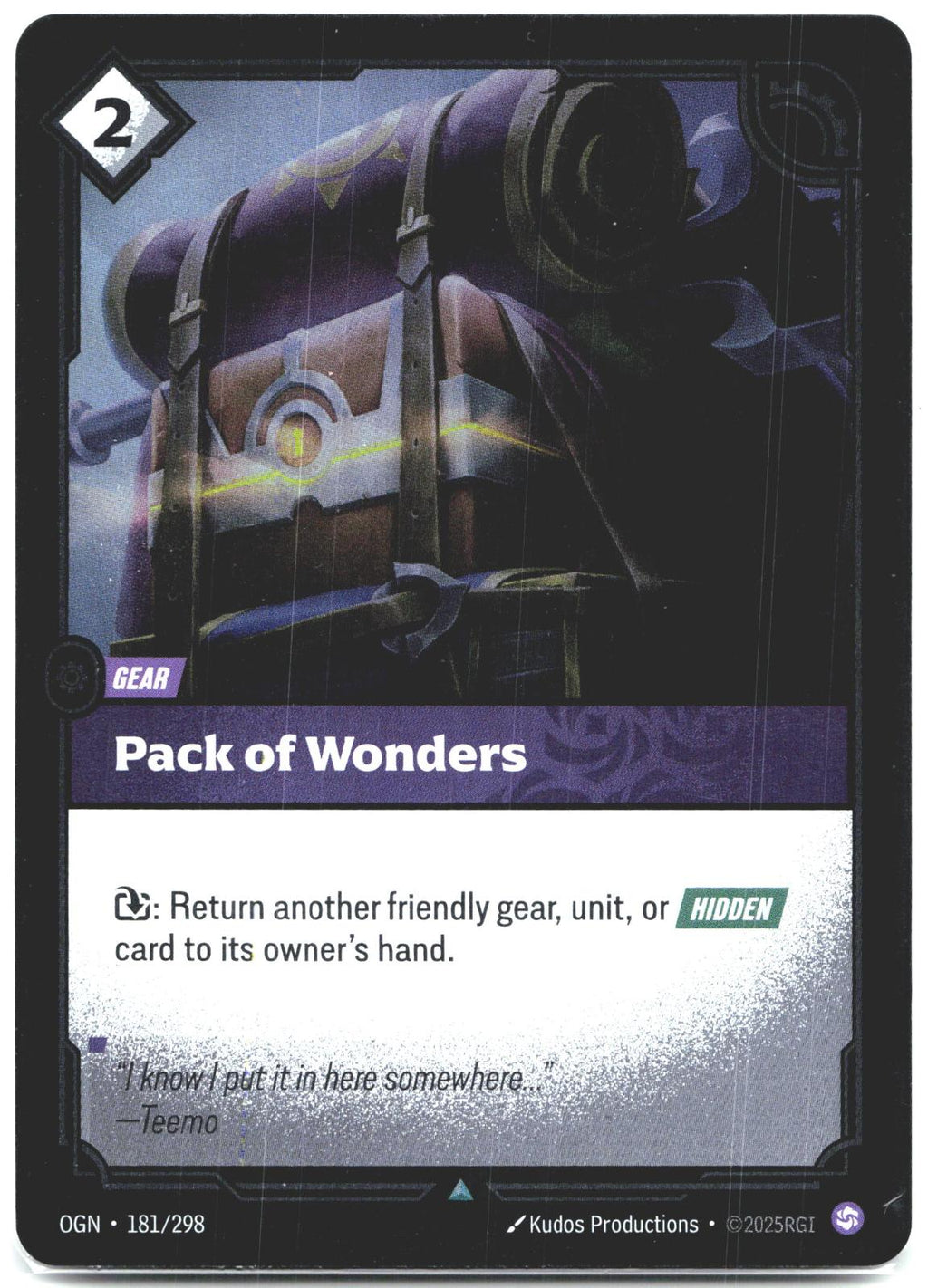 181/298 Pack of Wonders Foil Origins