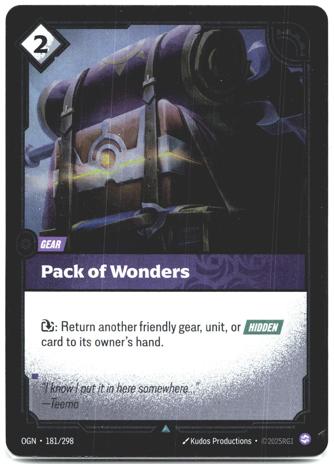 181/298 Pack of Wonders Foil Origins
