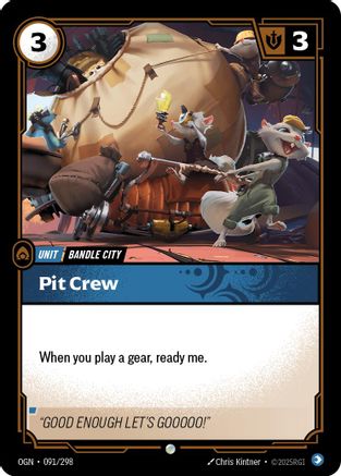 091/298 Pit Crew Foil Origins