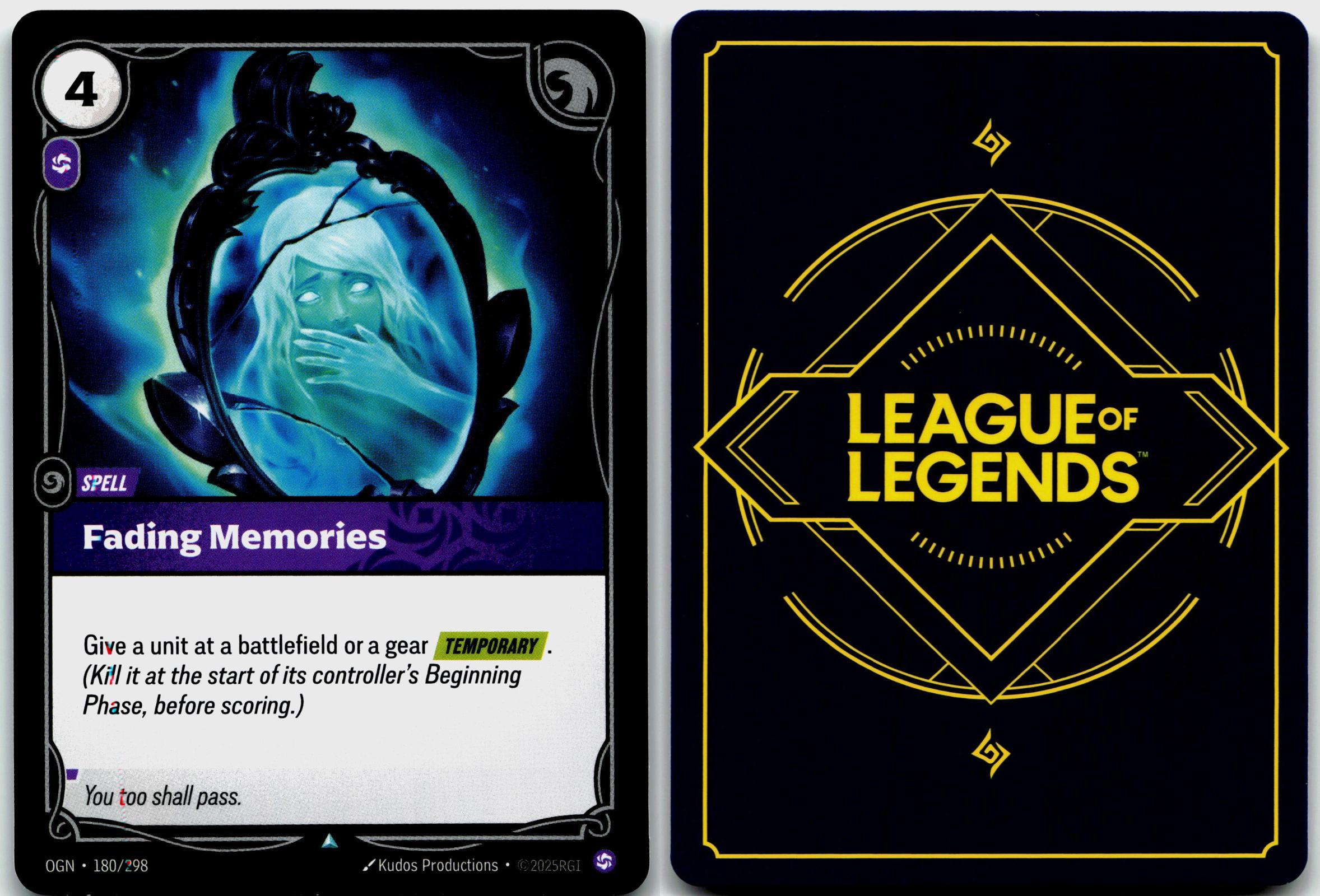 180/298 Fading Memories Origins