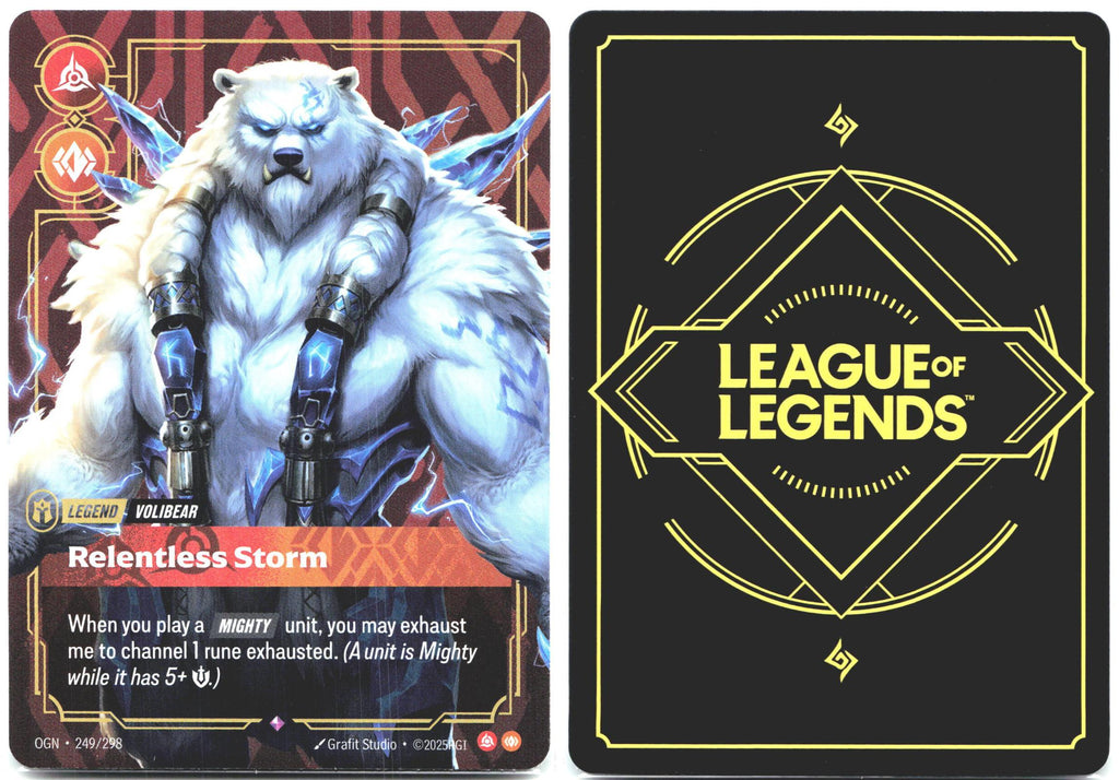 249/298 Volibear - Relentless Storm Foil Origins