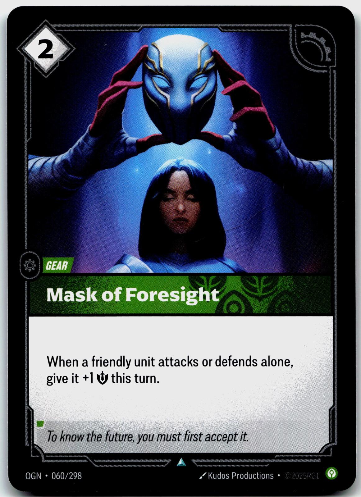 060/298 Mask of Foresight Origins