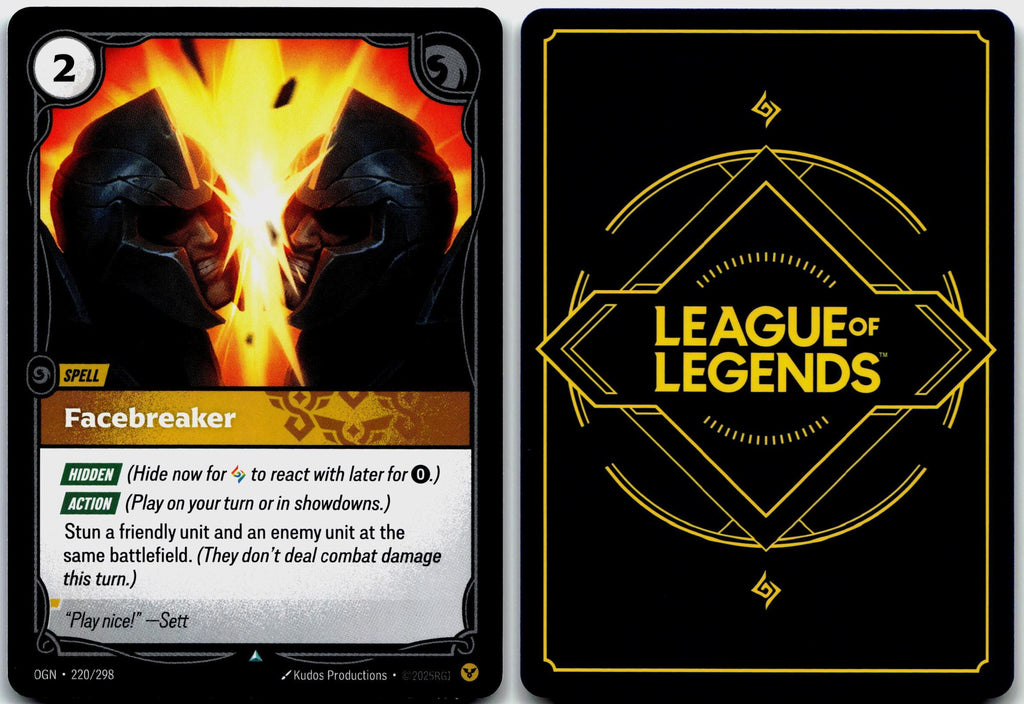220/298 Facebreaker Origins