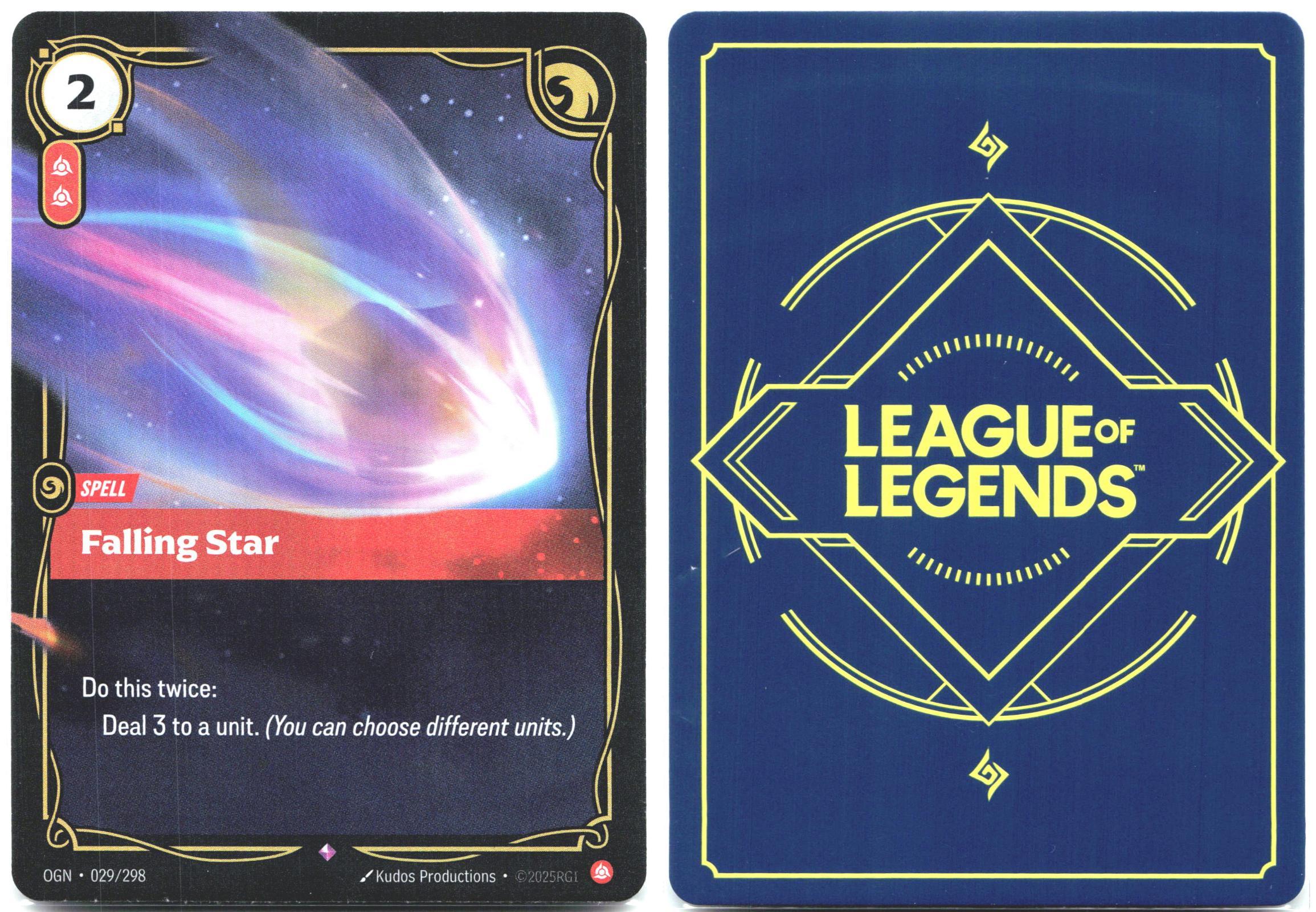 029/298 Falling Star Foil Origins