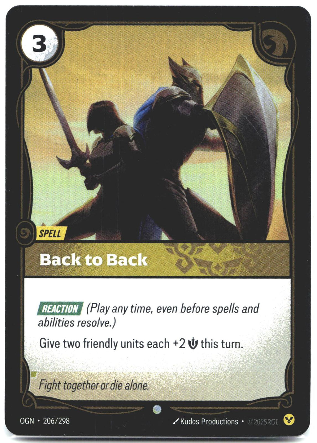 206/298 Back to Back Foil Origins