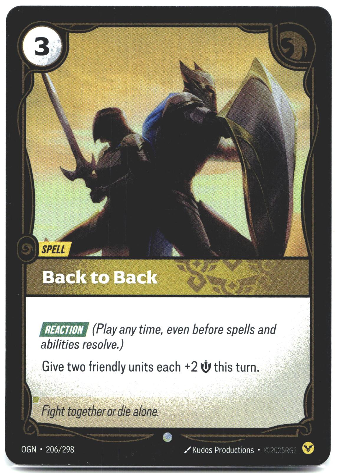 206/298 Back to Back Foil Origins