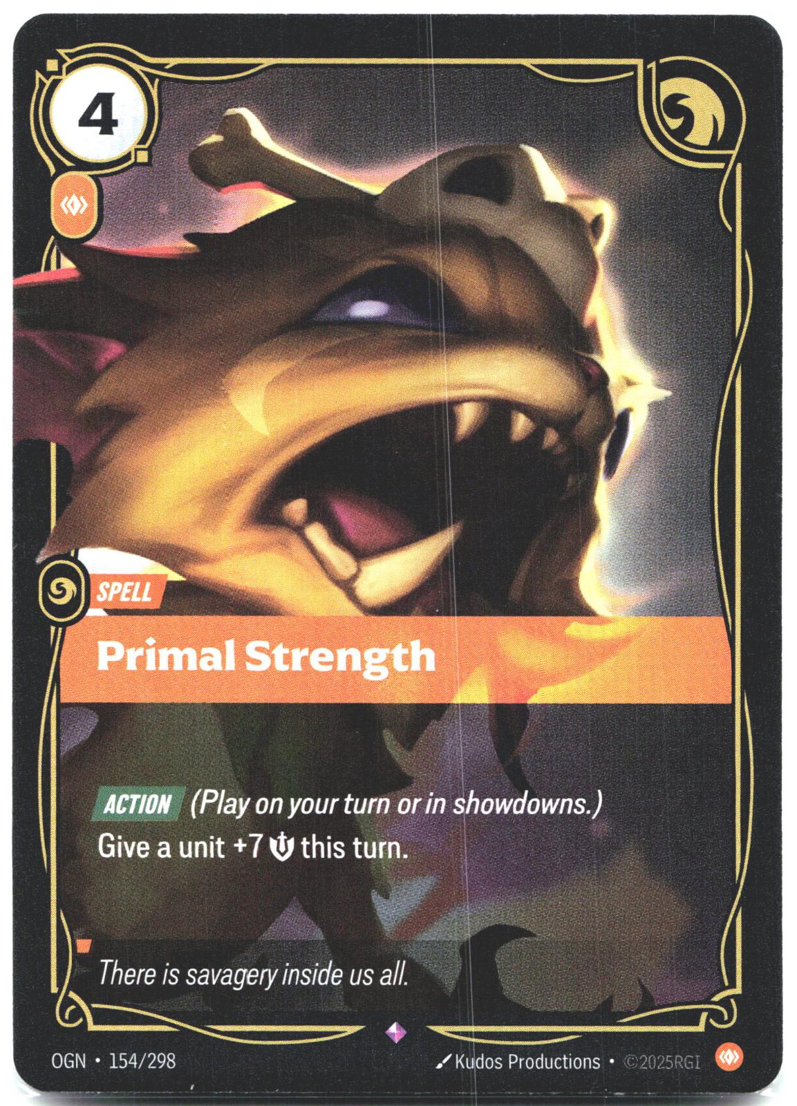 154/298 Primal Strength Foil Origins